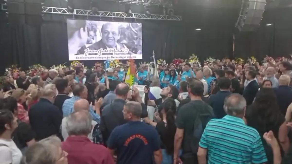 Una multitud despidió al histórico intendente de Berazategui, Juan José Mussi