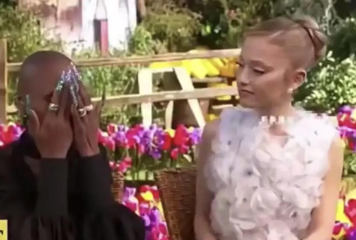 Video: Cynthia Erivo rompe en llanto durante entrevista tras irrupción de un helicóptero