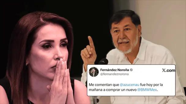 Azucena Uresti acusa a Fernández Noroña de acoso y espionaje