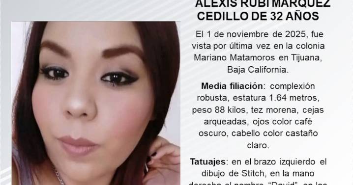 Se busca a Alexis Rubí Márquez Cedillo de 32 años