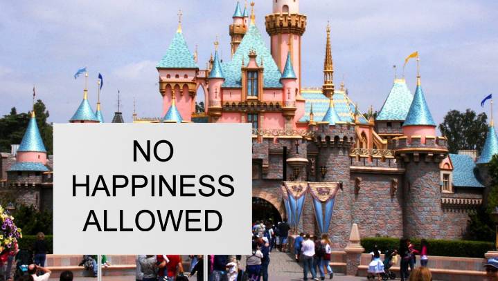 Happiest Place On Earth Bans All Expressions Of Happiness