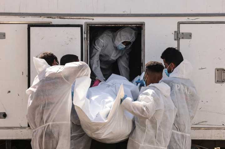 Hospital officials in Gaza say they have received the bodies of 15 Palestinians returned from Israel