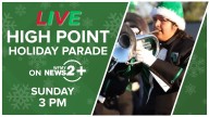 High Point Holiday Festival Parade streaming live on WFMY+ this Sunday