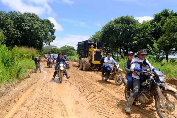 Gobernación adelanta la recuperación de la vía hacia La Hermosa en Paz de Ariporo