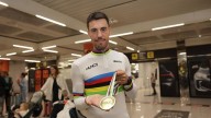 Llegada a Palma de Albert Torres, campeón del mundo de ciclismo en pista