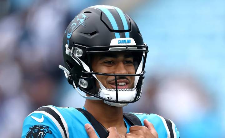Bryce Young sends heartfelt message to Panthers Nation after win over Falcons