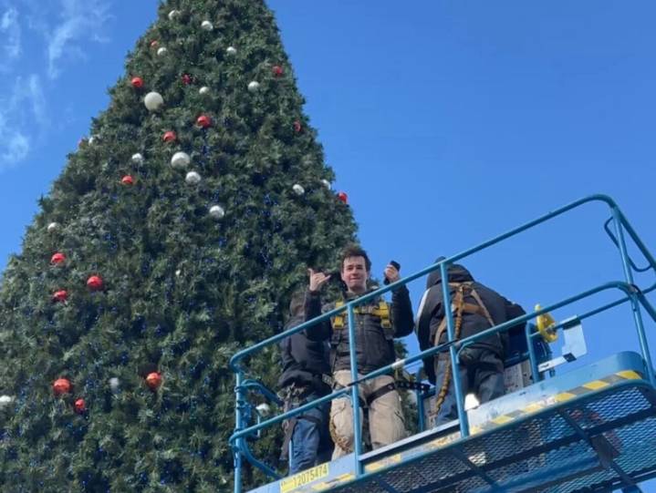Behind the scenes of National Harbor’s holiday tree lighting and fireworks kickoff