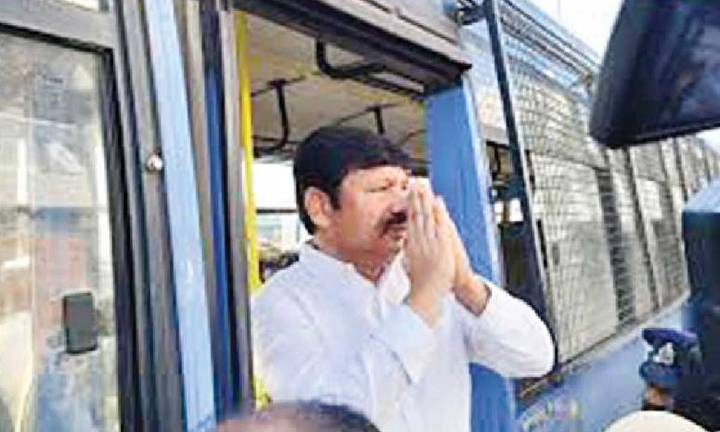 Former minister Jogi Ramesh arrested in spurious liquor case