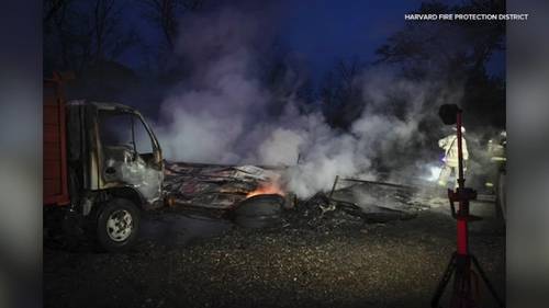 Barn fire McHenry County: Up to 60 chickens killed in fire on Lindwall Road in Harvard, Illinois, officials say