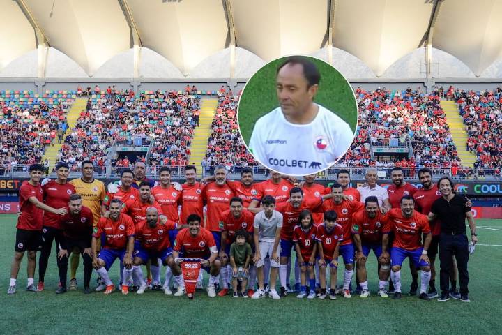 Ministro Jaime Pizarro genera polémica al usar camiseta con publicidad de casa de apuestas en partido de históricos de La Roja