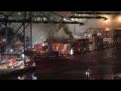 LIVE:  Authorities provide update on container ship fire at Port of L.A.