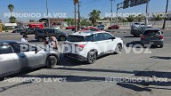 Choque por alcance en Monclova: KIA 2026 colisiona con Chevrolet 2023