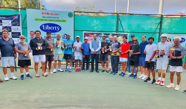 Chandrashekhar wins Doctors Pro Tennis League title