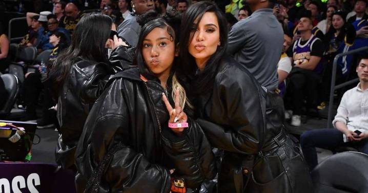 North West's Blue Braids Steal the Show in Kim Kardashian's SKIMS Ad