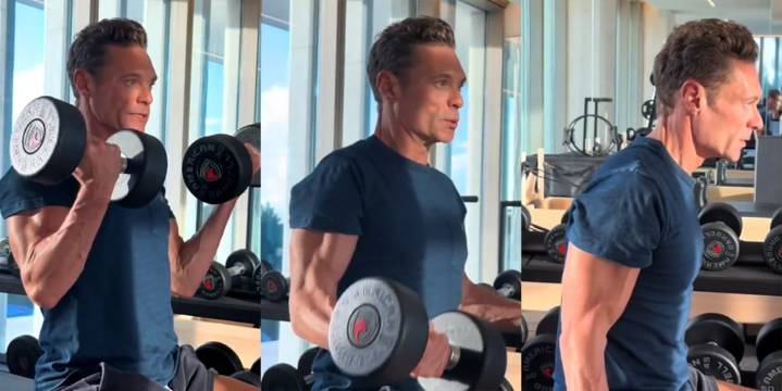 Ryan Seacrest’s Biceps Look Huge in New Workout Video – Watch Now! | Ryan Seacrest
