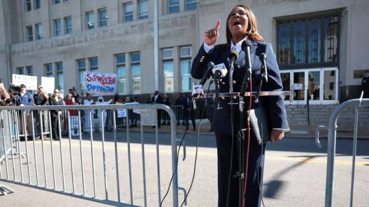 Letitia James pide al juez que desestime sus cargos, argumentando que son el resultado de la venganza personal de Trump