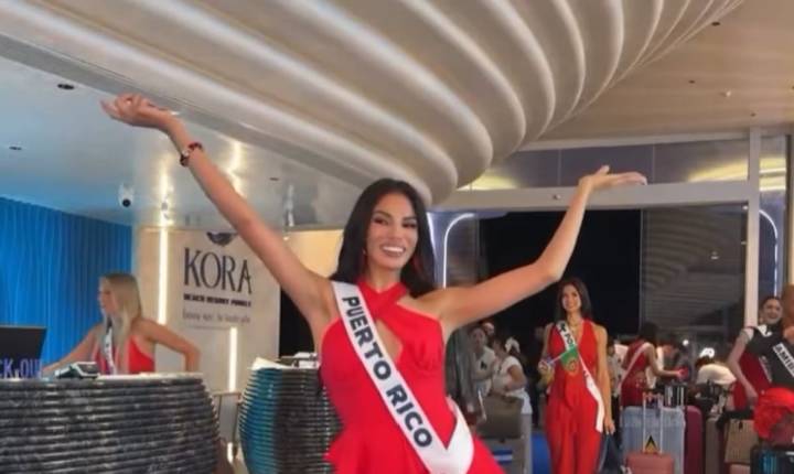 Zashely Nicole Alicea brilla en su llegada a Phuket en Miss Universe 2025