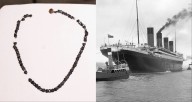 Necklace Found Inside Salvaged Piece Of Titanic Wreckage