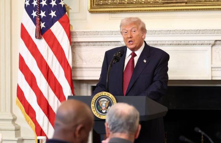 Trump calls for end of filibuster as longest