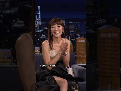 #MichelleYeoh has over 100 #Labubus! 🤯😂 #FallonTonight