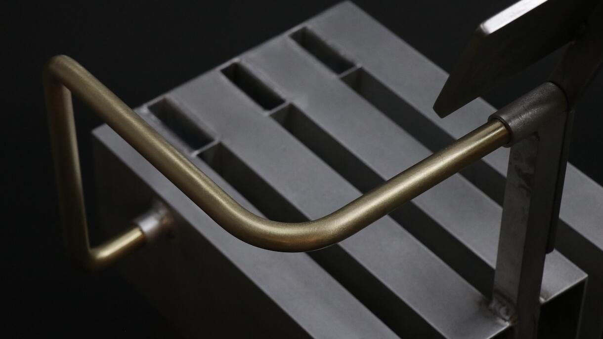 This Baltimore metalworker crafts functional furniture with an element of surprise