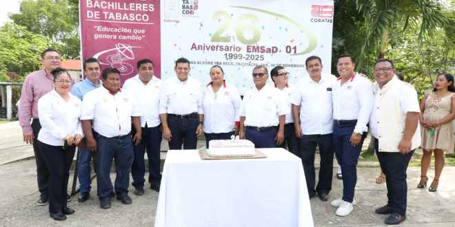 Vive Lomas Alegres Jornada en Territorio con pastel y como regalo la próxima rehabilitación del EMSaD No. 1