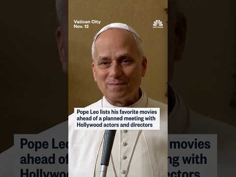 Pope Leo lists his favorite movies ahead of a planned meeting with Hollywood actors and directors