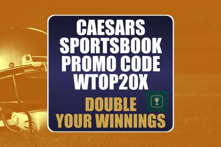 Caesars Sportsbook Promo Code WTOP20X: Double Your Winnings on NFL, College Football