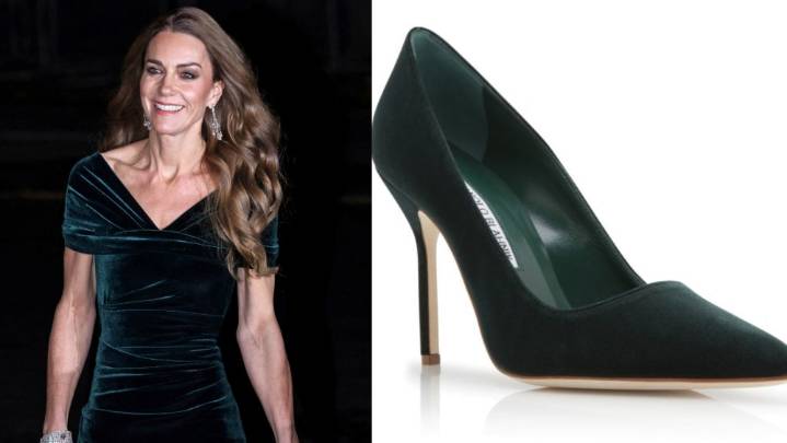 Kate Middleton Slips Into Manolo Blahnik Pumps for Royal Variety Event