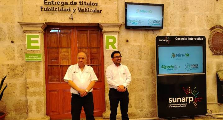 Arequipa: Sunarp lanza tres servicios digitales para acceder a la información registral (VIDEO)