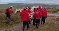 Mountain rescue teams called after man thrown from motocross bike in crash