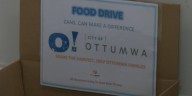 City of Ottumwa organizes community food drive with donation boxes