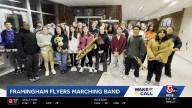 Wake up call: Framingham Flyers Marching Band