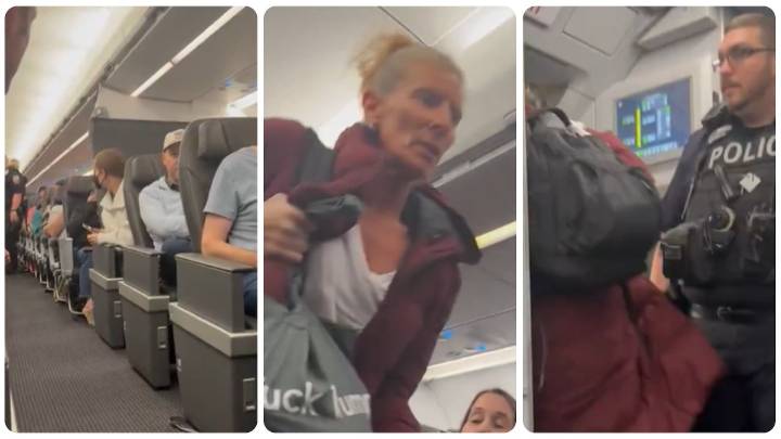 Un vuelo con cuatro congresistas a bordo fue desviado debido a un pasajero que gritaba sobre un “estado fascista”.