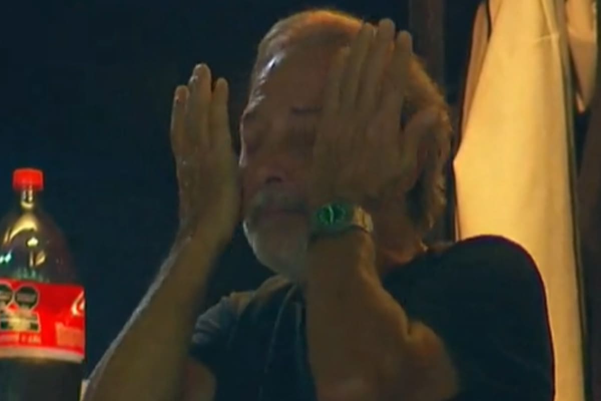 El llanto de Guillermo Francella tras el agónico triunfo de Racing ante River