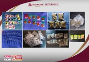 Desmantelan puntos de venta de droga en Mixquiahuala y Progreso de Obregón