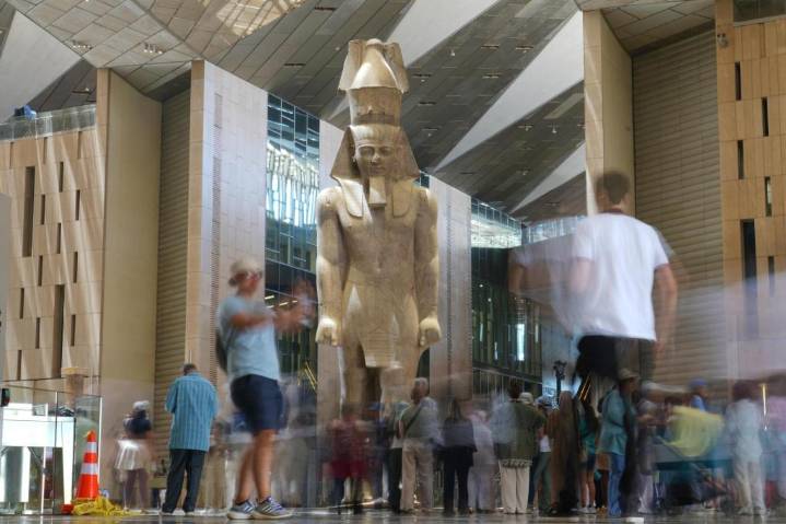 With pharaoh-like fanfare, Egypt unveils a huge new museum dedicated to its ancient civilization
