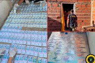 Secuestraron cientos de billetes falsos de dólares y pesos en allanamiento por narcomenudeo