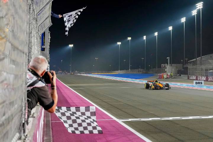 F1: Piastri gana una soporífera 'sprint race' en Losail para recortar dos puntos sobre Norris