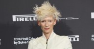 Tilda Swinton Goes Full Throttle for Messy Red Carpet Hair