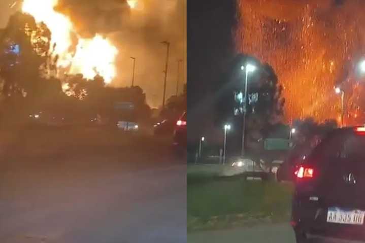 Alerta roja en Ezeiza: evacúan barrios y recomiendan cerrar ventanas