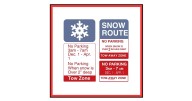 Winter snow parking ban begins on Monday