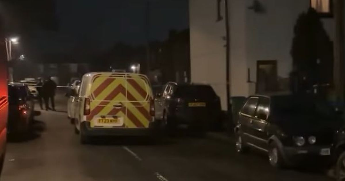 Forensics tape off street after boy, 17, stabbed in horror Bonfire Night attack