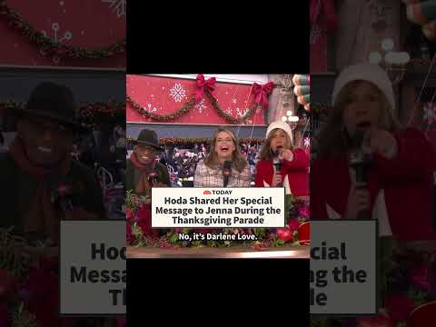 Hoda Shared Her Special Message to Jenna During the Thanksgiving Parade