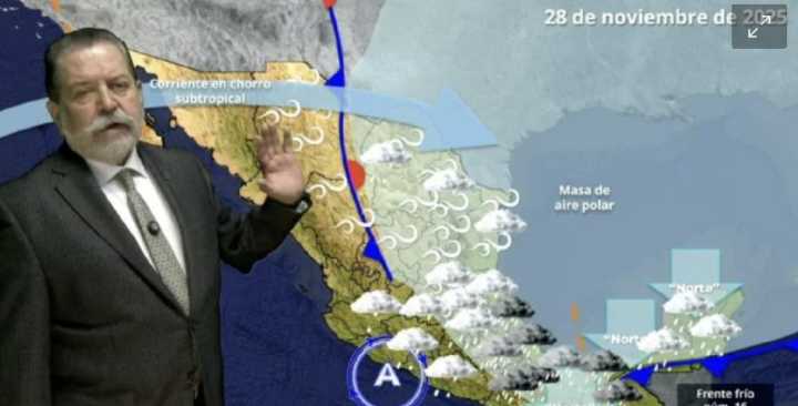 Azotarán masa de aire polar y nuevo frente frío de viernes a lunes con lluvias y ambiente gélido