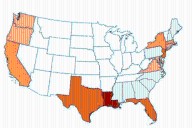 Map Shows US States Warned Of Sea Level Rise In 2050, 2100