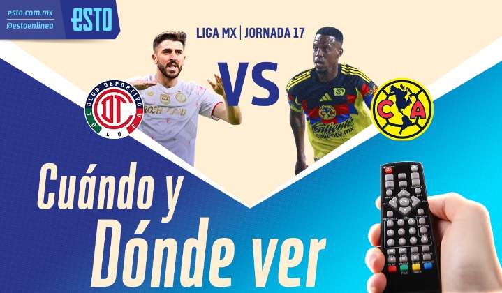 Toluca vs América: horario, fecha y transmisión del partido de la jornada 17 del Apertura 2025