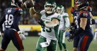 Roughriders beat Alouettes 25-17 to give MVP Trevor Harris his first Grey Cup as a starter