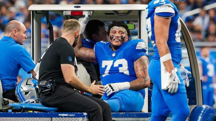 Lions injury updates on Christian Mahogany, Penei Sewell, Taylor Decker