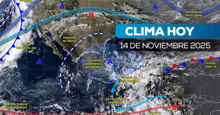 Clima hoy: ¿dónde lloverá y en qué estados se registrarán temperaturas extremas?